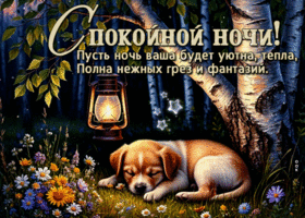 Спокойной ночи! Пусть ночь ваша будет уютна, тепла