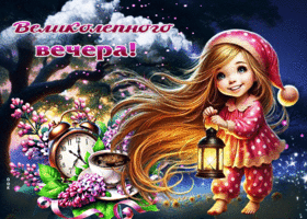 Удивительная, мягкая весенняя открытка Великолепного вечера