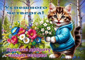 Успешного четверга! Храните доброту своего сердца