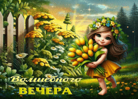 Вдохновляющая весенняя открытка Волшебного вечера