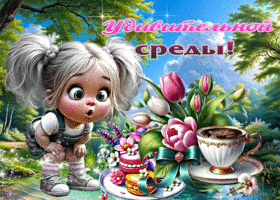 Волшебная, сказочная весенняя открытка Удивительной среды