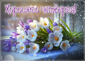 Волшебная весенняя гиф-открытка Хорошего четверга