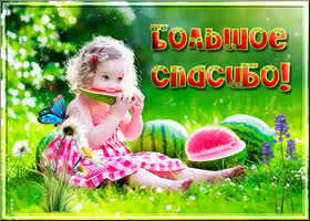За всё тебя благодарю! Девочка с арбузом