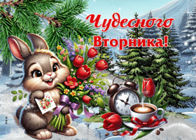 Завидная открытка Чудесного вторника