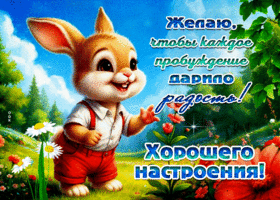 Желаю, чтобы каждое пробуждение дарило радость! Хорошего настроения