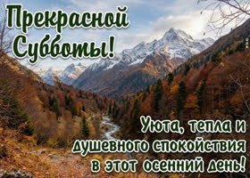 Желаю тебе субботы, в которой найдётся время на множество улыбок